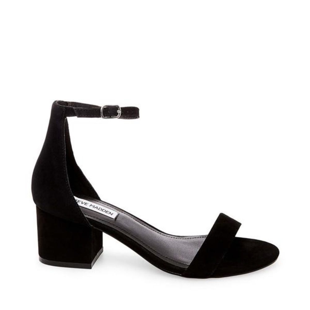 Steve Madden Black Suede Heels